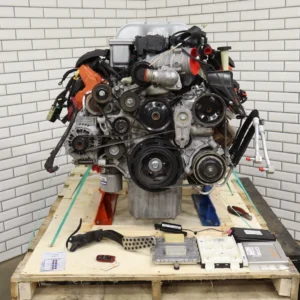 hellcat 6.2l supercharged engine/trans/harness/ecu/red key complete swap
