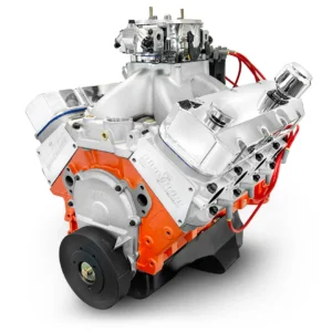 gm big block compatible 572 c.i. pro series engine 750 horsepower base dressed carbureted