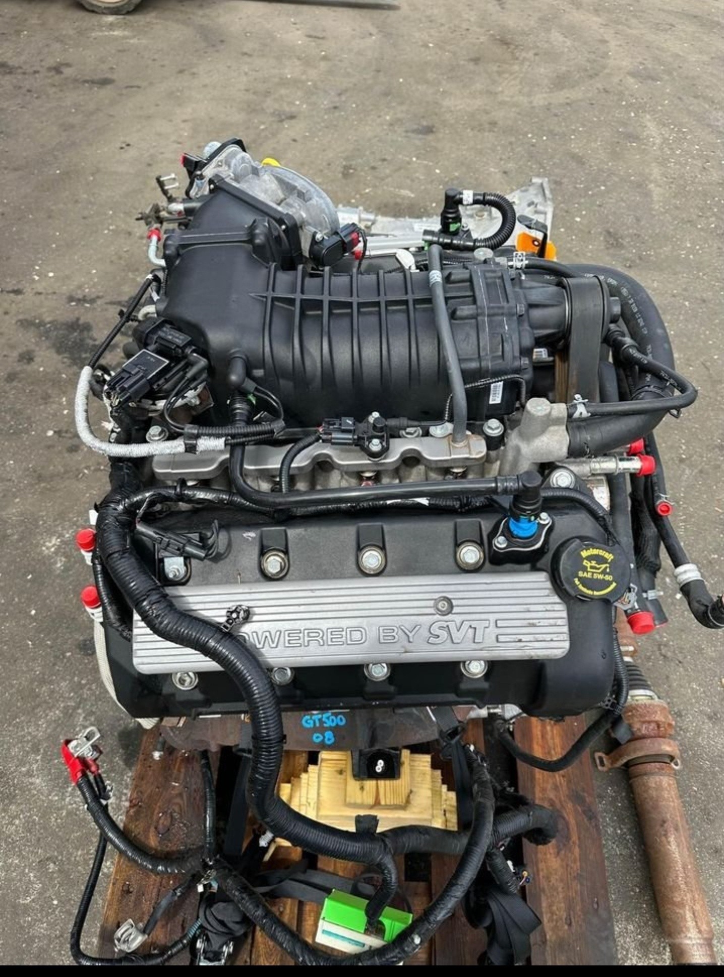 gt500 supercharged mustang engine & 6spd transmission package gt500 supercharged mustang engine & 6spd transmission package