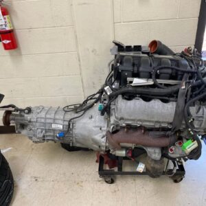 2007 supercharged 4.6 mustang engine with 5 speed manual trans.