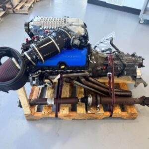2011 mustang gen 1 coyote mt 82 drivetrain with a whipple supercharger kit