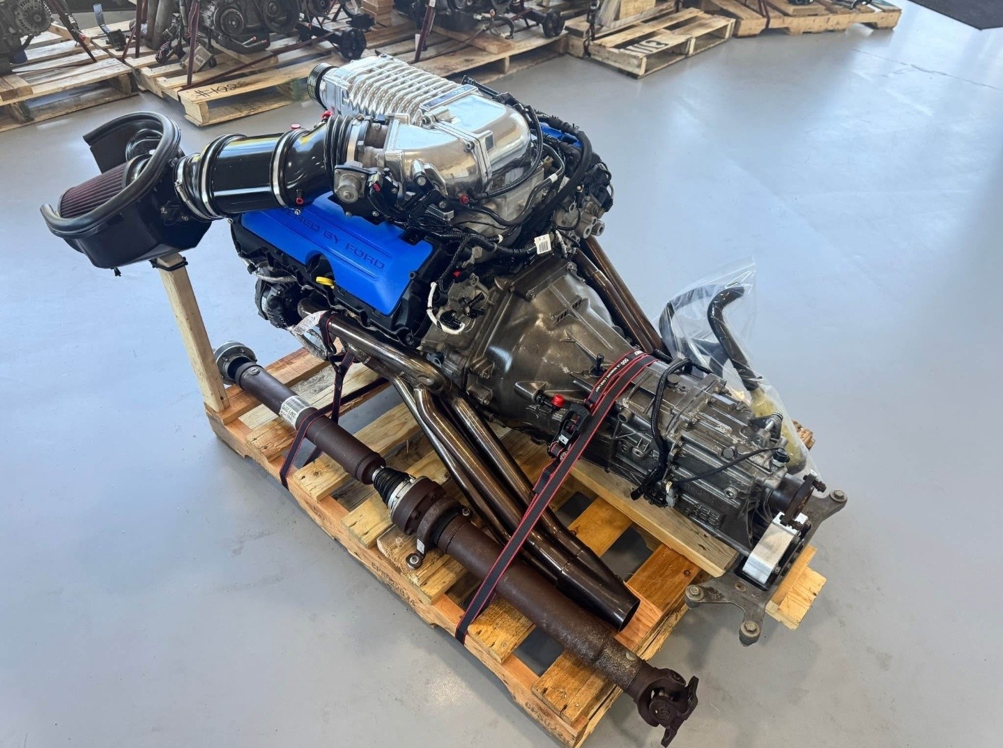 2011 mustang gen 1 coyote mt 82 drivetrain with a whipple supercharger kit 2011 mustang gen 1 coyote mt 82 drivetrain with a whipple supercharger kit